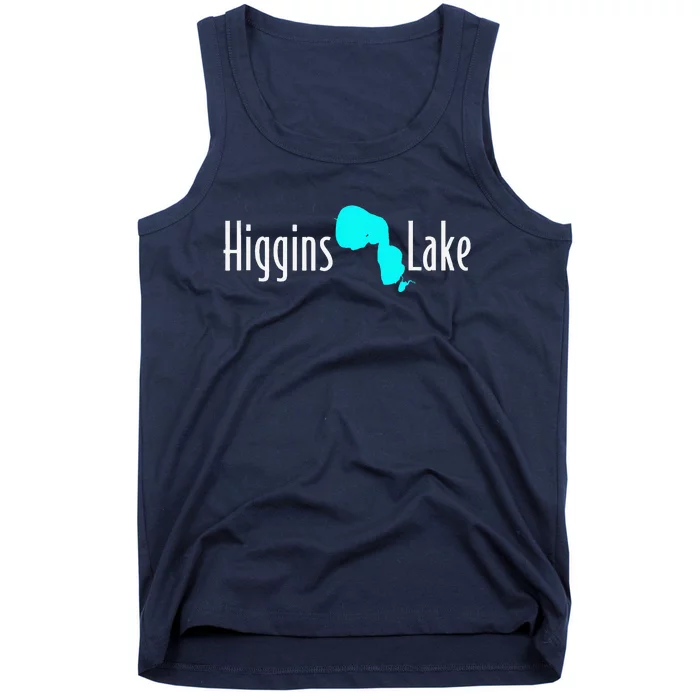 Minimalist Higgins Lake Michigan Tank Top