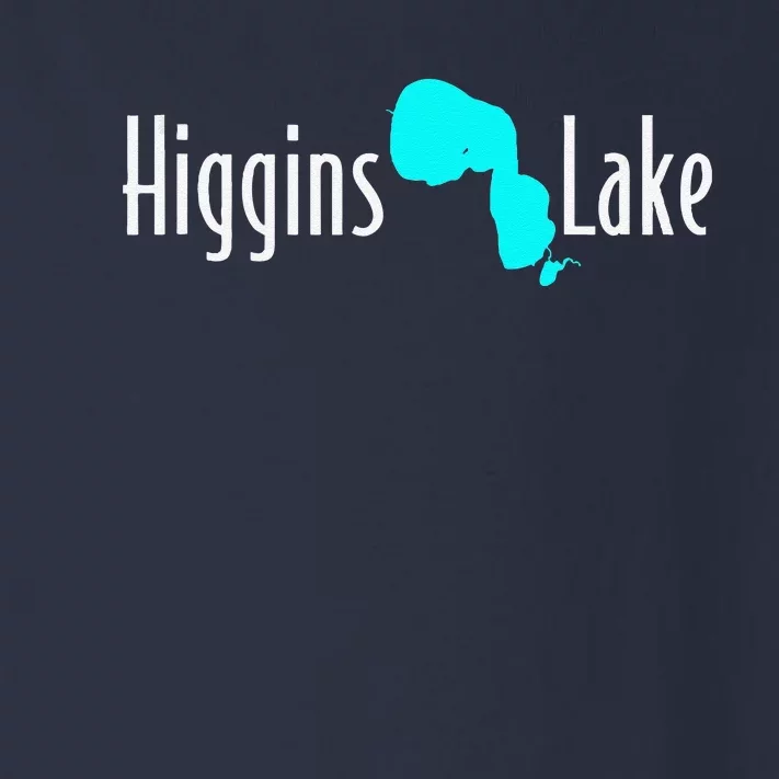 Minimalist Higgins Lake Michigan Toddler Long Sleeve Shirt