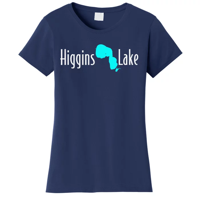 Minimalist Higgins Lake Michigan Women's T-Shirt