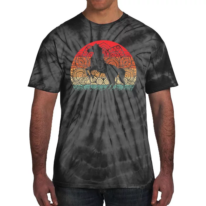 Mandala Horse Lover Horseback Riding Western Cowboy Tie-Dye T-Shirt