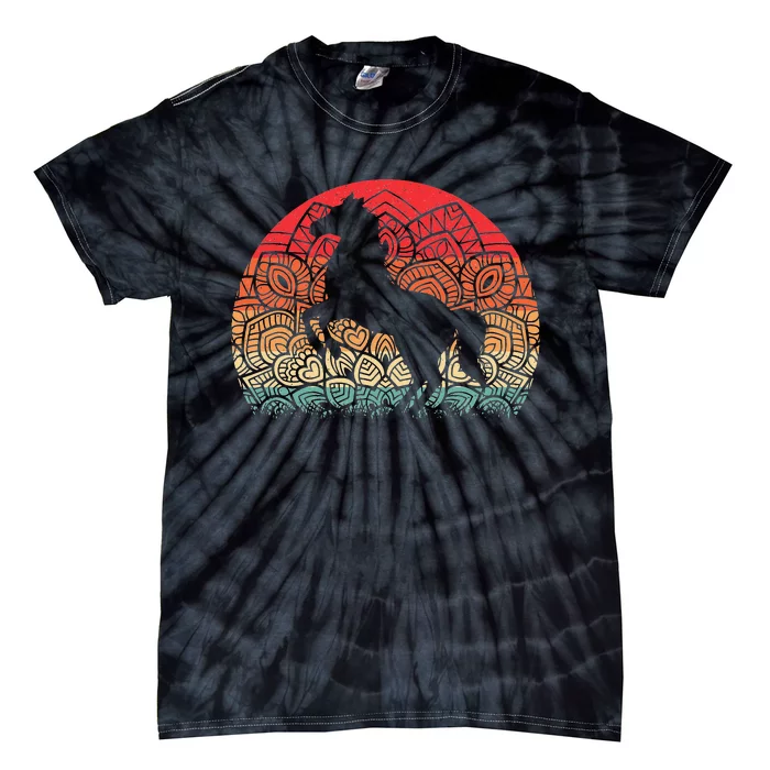 Mandala Horse Lover Horseback Riding Western Cowboy Tie-Dye T-Shirt