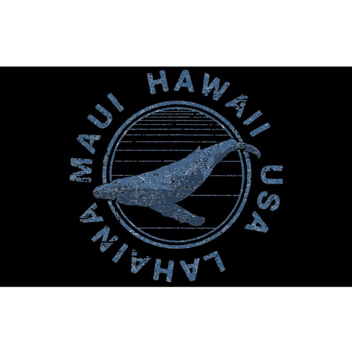 Maui Hawaii Lahaina Vintage Whale Retro Bumper Sticker