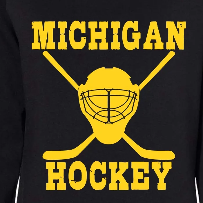 Michigan Hockey Womens California Wash Sweatshirt