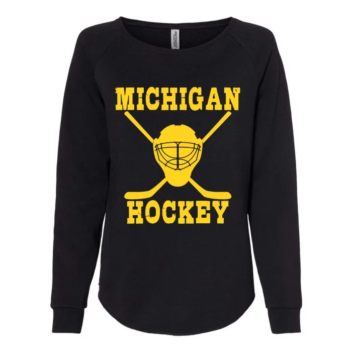 Michigan Hockey Womens California Wash Sweatshirt