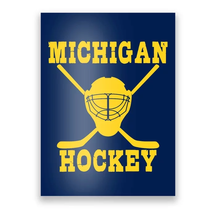 Michigan Hockey Poster