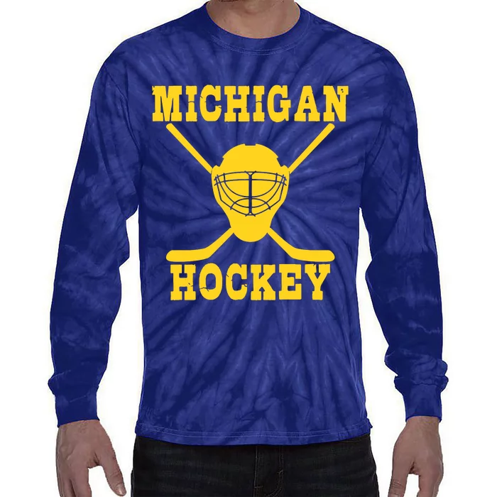 Michigan Hockey Tie-Dye Long Sleeve Shirt