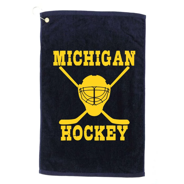 Michigan Hockey Platinum Collection Golf Towel