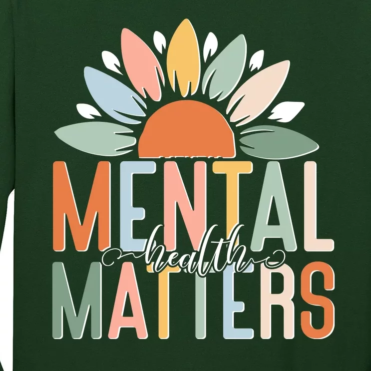 Mental Health Matters Flower Long Sleeve Shirt