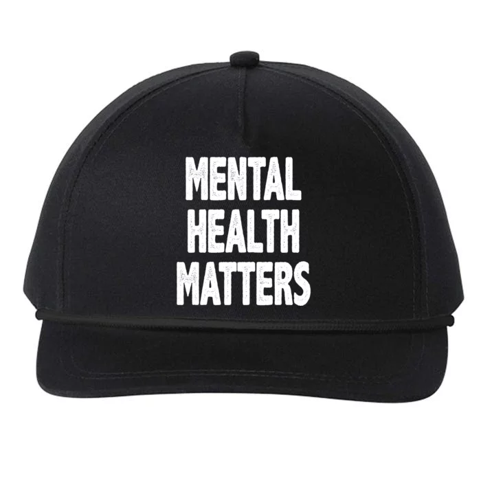 Mental Health Matters Awareness Snapback Five-Panel Rope Hat