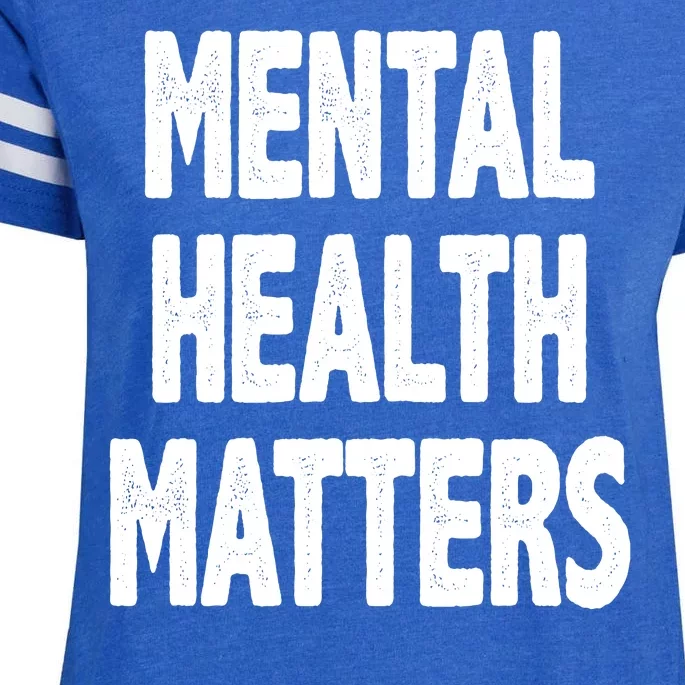 Mental Health Matters Awareness Enza Ladies Jersey Football T-Shirt