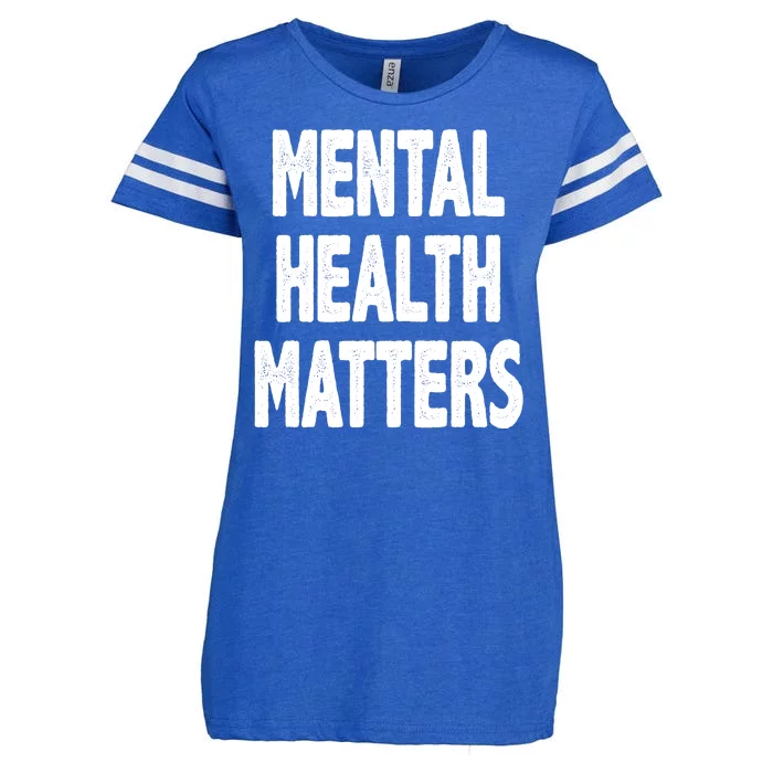 Mental Health Matters Awareness Enza Ladies Jersey Football T-Shirt