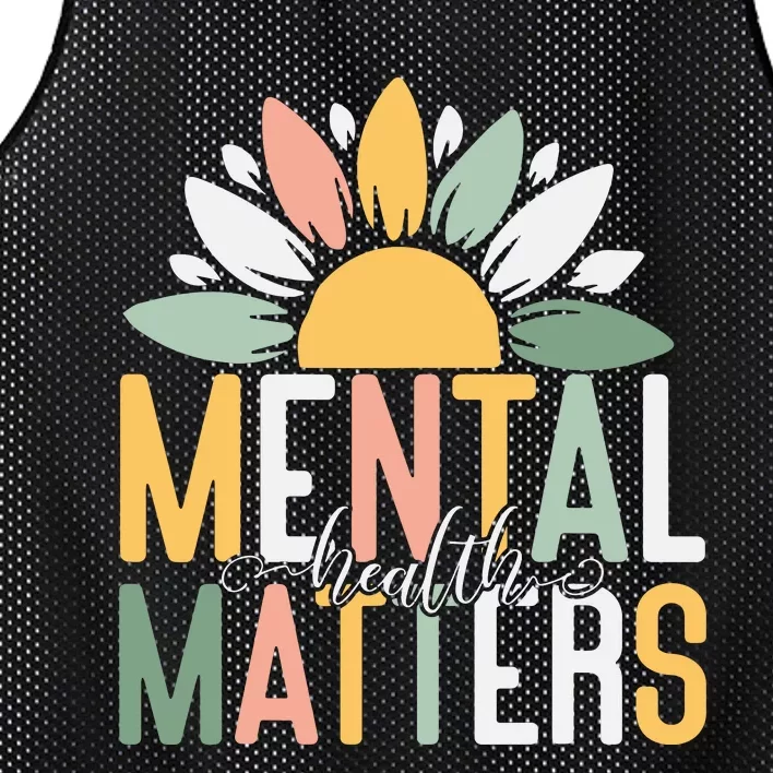 Mental Health Matters End The Stigma Mesh Reversible Basketball Jersey Tank