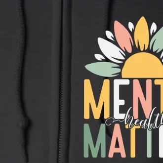 Mental Health Matters End The Stigma Full Zip Hoodie