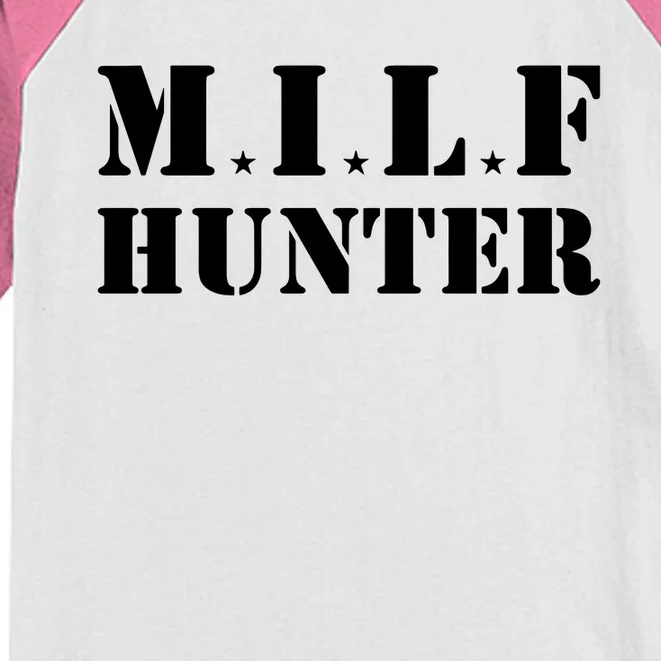 Milf Hunter Kids Colorblock Raglan Jersey