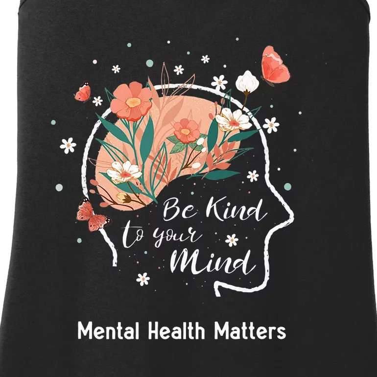 Mental Health Matters Be Kind To Your Mind Ladies Essential Tank