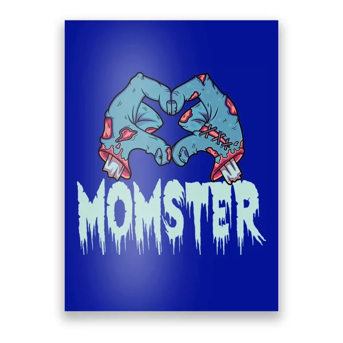 Momster Halloween Momster Family Matching Costume Funny Gift Poster