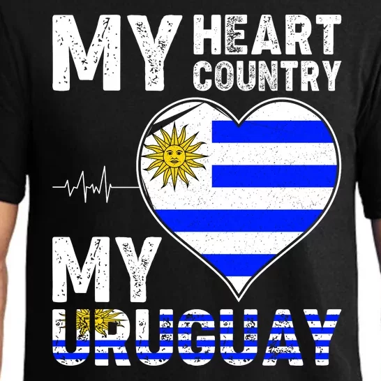 My Heart My Uruguay Pajama Set