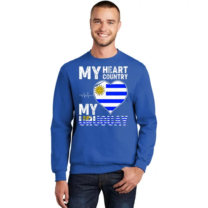 My Heart My Uruguay Tall Sweatshirt