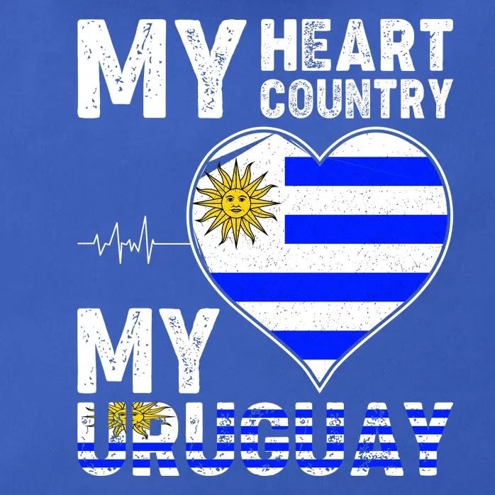 My Heart My Uruguay Zip Tote Bag