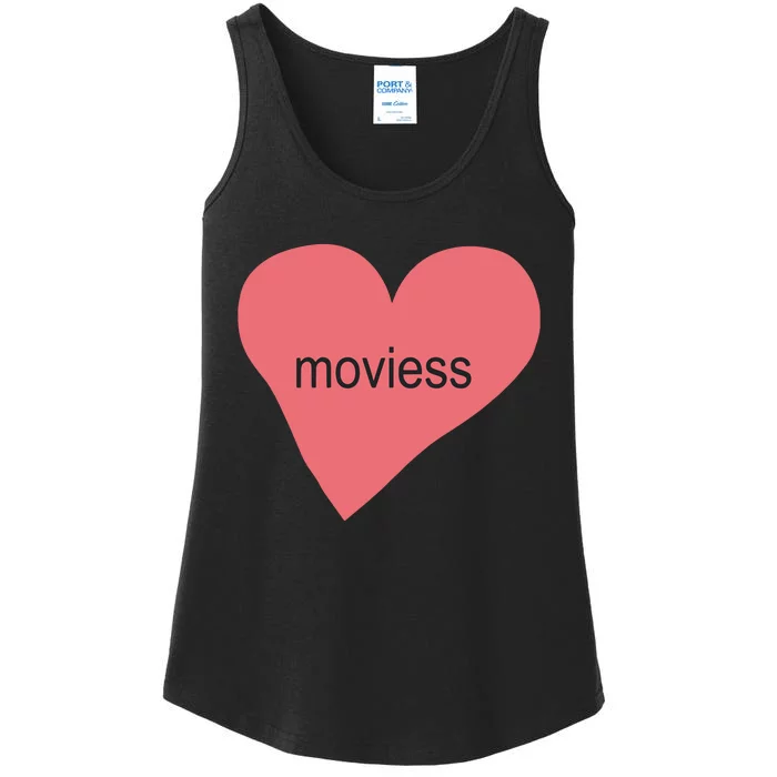 Moviess Heart Ladies Essential Tank