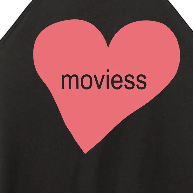 Moviess Heart Women’s Perfect Tri Rocker Tank