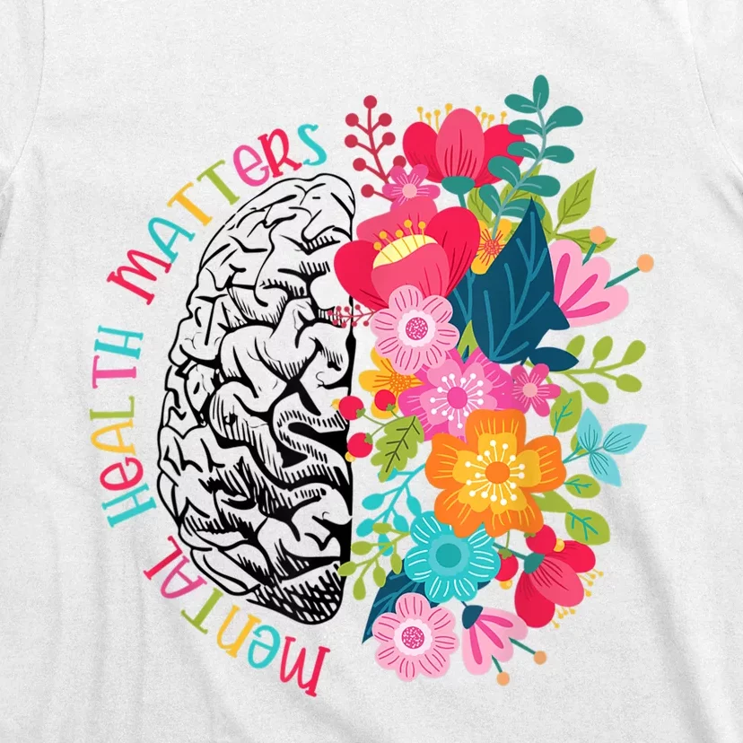 Mental Health Matters Plant Lovers Gardening T-Shirt