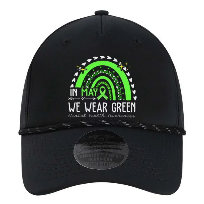 Mental Health Matters We Wear Green Mental Health Awareness Performance The Dyno Cap