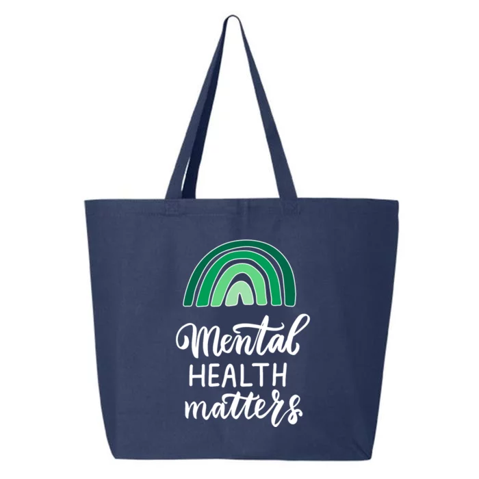 Mental Health Matters Awareness Month Rainbow 25L Jumbo Tote