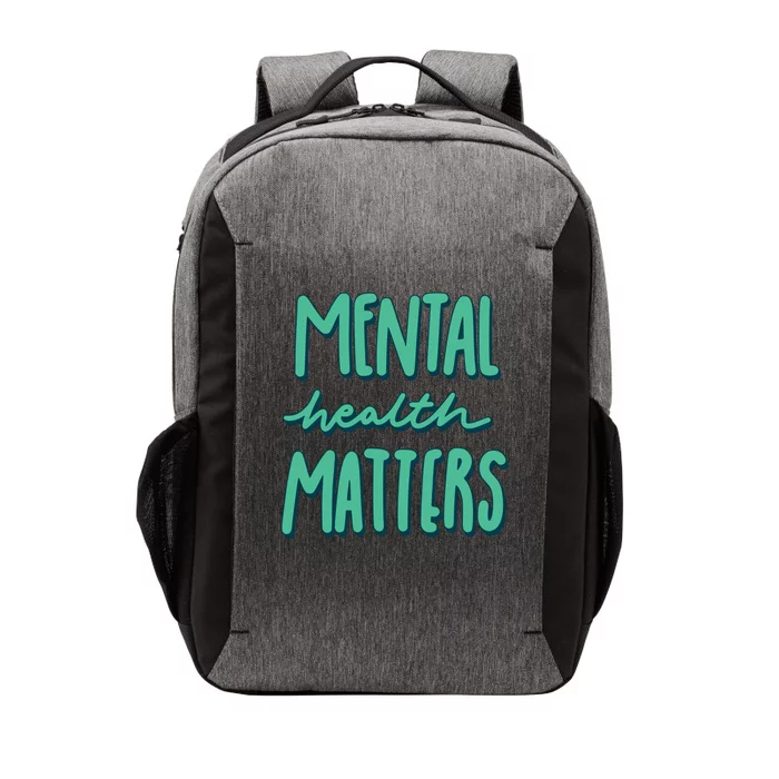 Mental Health Matters Awareness Month Vector Backpack