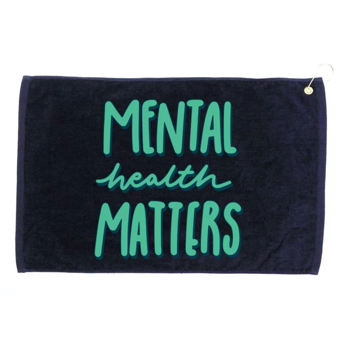 Mental Health Matters Awareness Month Grommeted Golf Towel