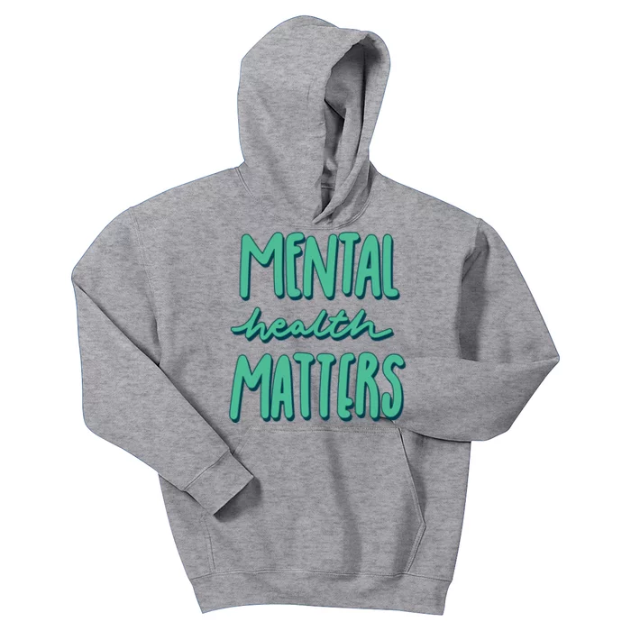 Mental Health Matters Awareness Month Kids Hoodie