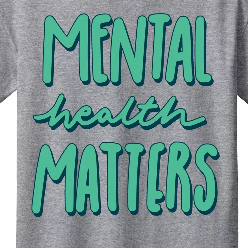 Mental Health Matters Awareness Month Kids T-Shirt