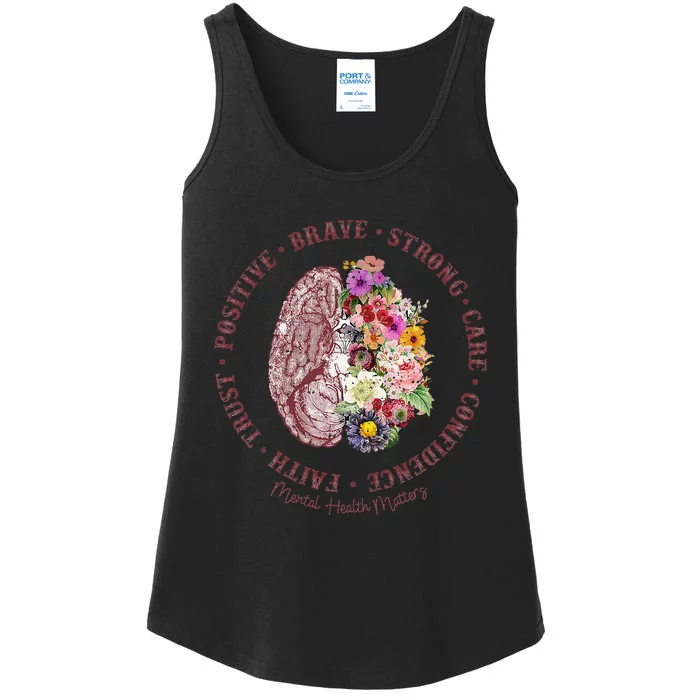 Mental Health Matters Mental Health Awareness Ladies Essential Tank