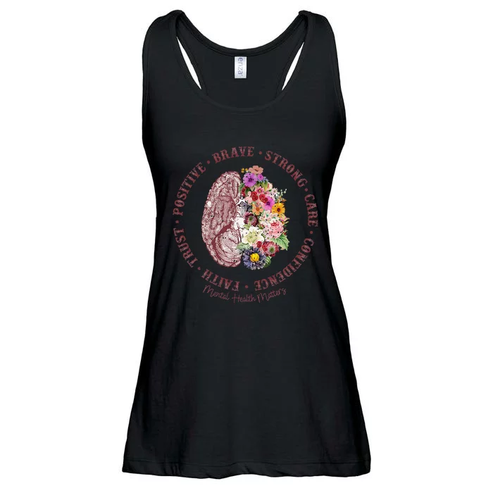 Mental Health Matters Mental Health Awareness Ladies Essential Flowy Tank