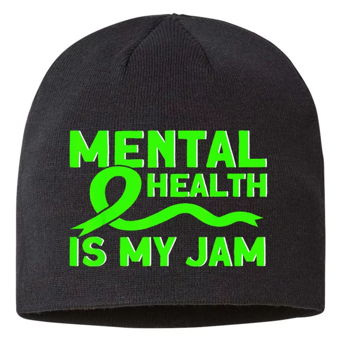 Mental Health My Jam Mental Health Awareness 8 1/2in Sustainable Knit Beanie