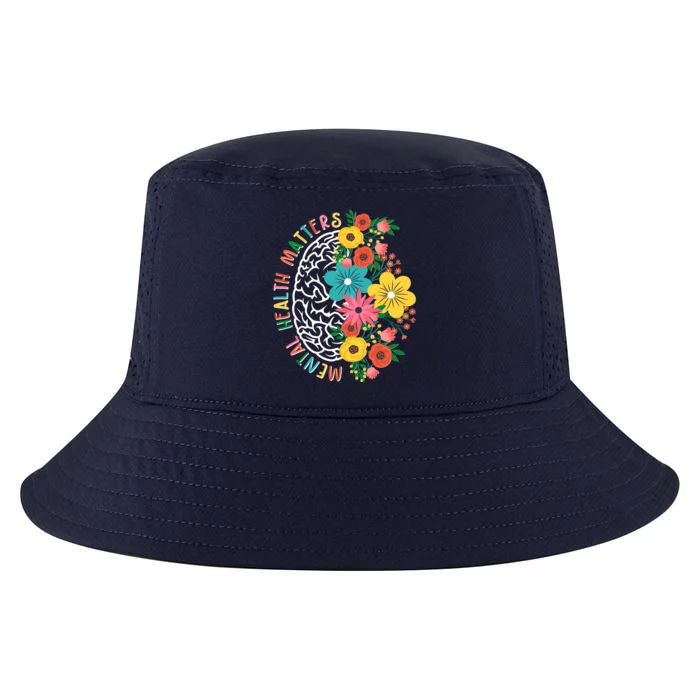 Mental Health Matters Flowering Mind Cool Comfort Performance Bucket Hat