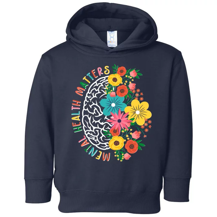 Mental Health Matters Flowering Mind Toddler Hoodie