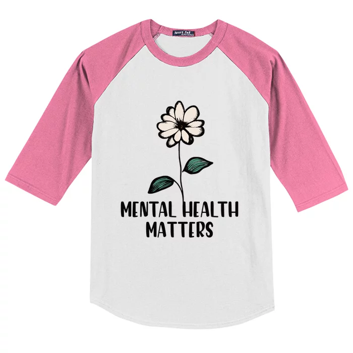 Mental Health Matters Kids Colorblock Raglan Jersey