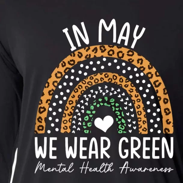 Mental Health Matters We Wear Green Mental Health Awareness Cooling Performance Long Sleeve Crew