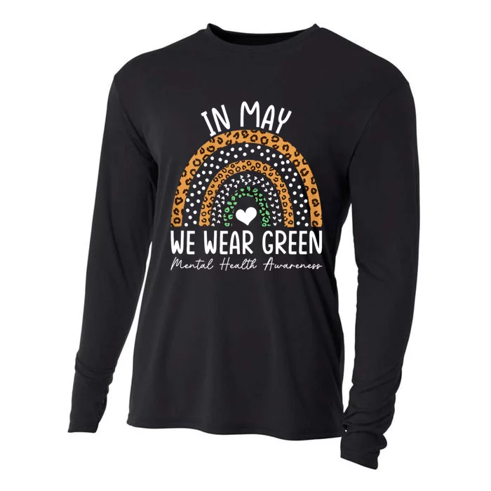 Mental Health Matters We Wear Green Mental Health Awareness Cooling Performance Long Sleeve Crew