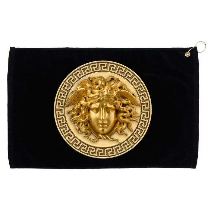 Medusa Head Myth Gorgon Snake Hair Greek Mythology Grommeted Golf Towel