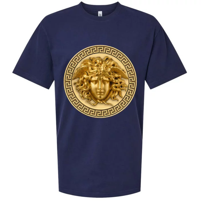 Medusa Head Myth Gorgon Snake Hair Greek Mythology Sueded Cloud Jersey T-Shirt