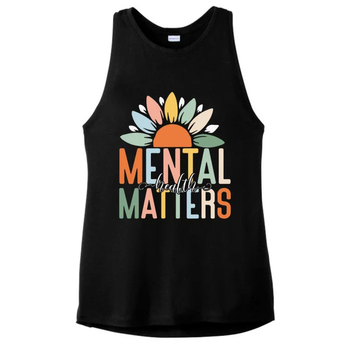 Mental Health Matters End The Stigma Ladies Tri-Blend Wicking Tank