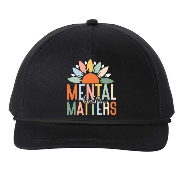 Mental Health Matters End The Stigma Snapback Five-Panel Rope Hat