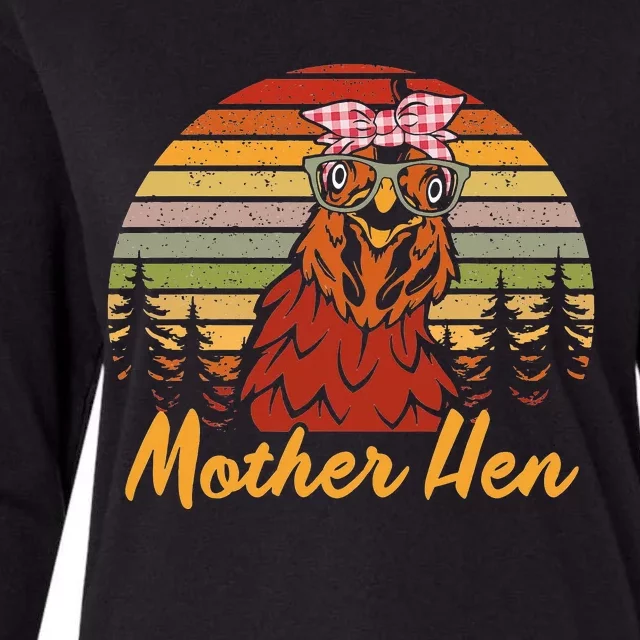 Mother Hen Mother's Day tee Womens Cotton Relaxed Long Sleeve T-Shirt