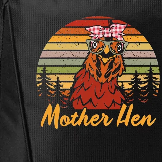 Mother Hen Mother's Day tee City Backpack