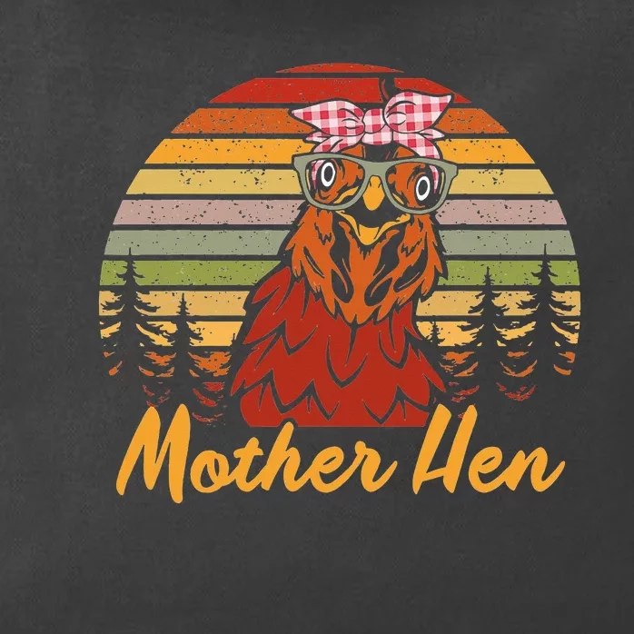 Mother Hen Mother's Day tee Zip Tote Bag