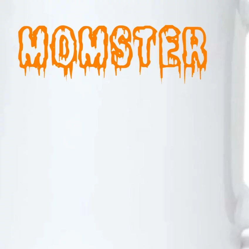 Momster Halloween Mom Monster Funny Orange Gift Black Color Changing Mug