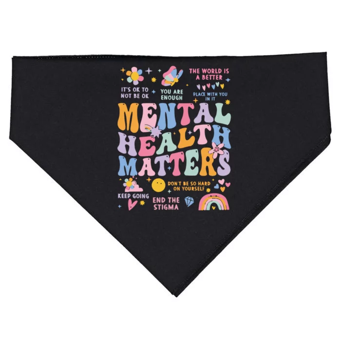 Mental Health Matters USA-Made Doggie Bandana