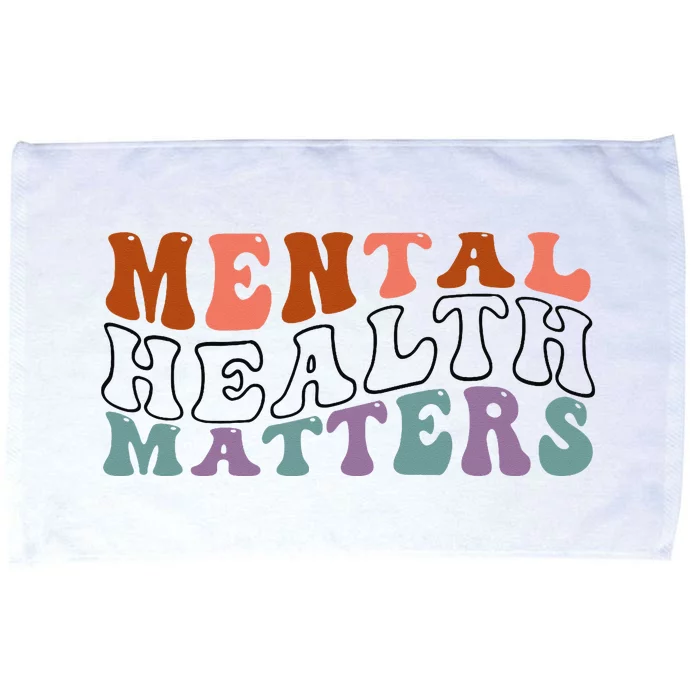 Mental Health Matters Human Brain Illness Awareness Microfiber Hand Towel